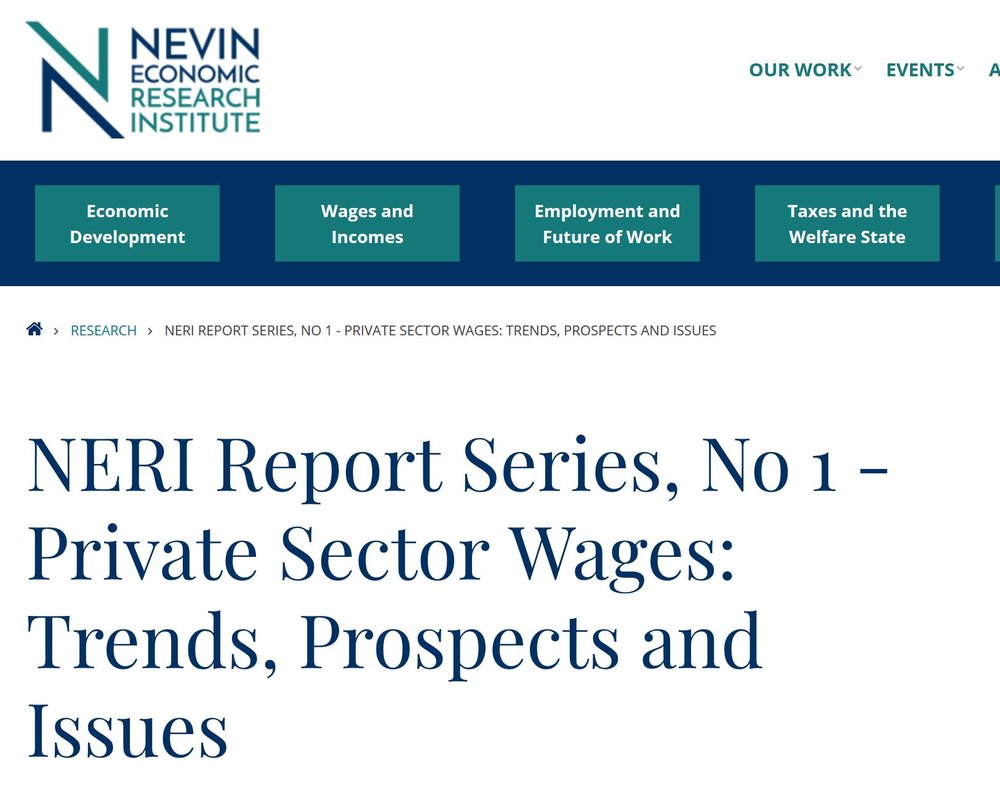 NERI finds little firm evidence to suggest that “over-heating” is currently an issue in the Irish economy, particularly in light of relatively average labour market performance along many indicators.