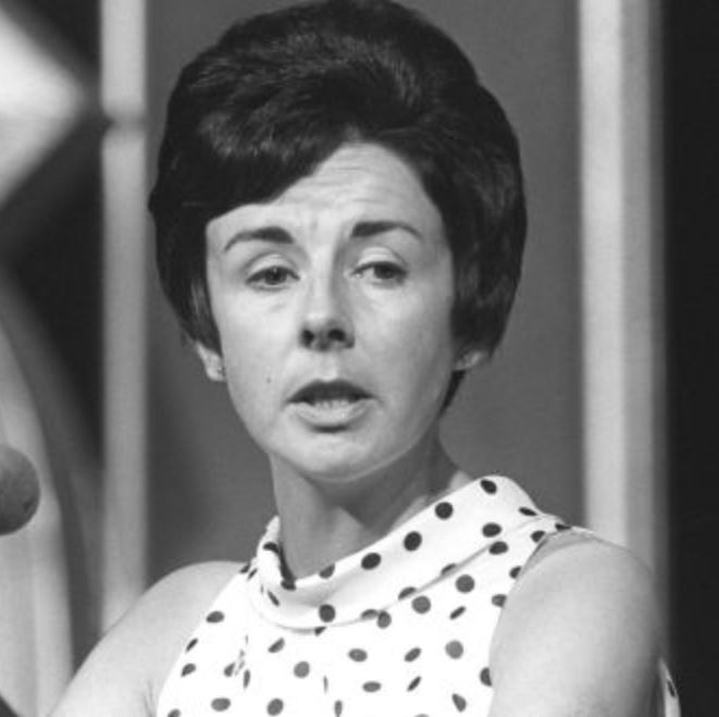 Joan O’Connell speaking to the TUC in 1968