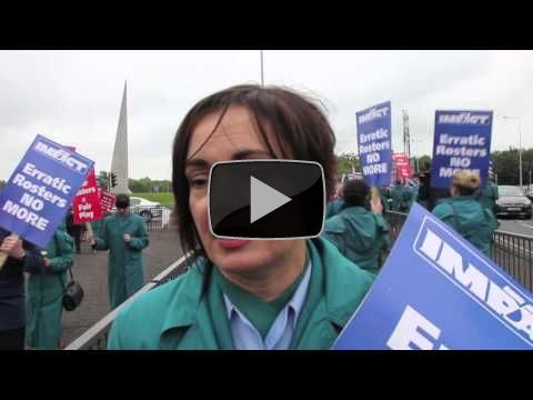 Aer Lingus cabin crew work stoppage 30th May 2014