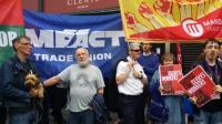 IMPACT members and staff were among those who took part in the lunchtime rally that attracted over 1,000 people to call for justice for the workers left reeling by the sudden closure of the store last week.
