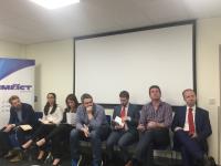 The panel of speakers at IMPACT's cost of living for young workers' event was attended by speakers from all major political parties