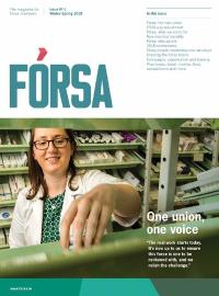 The first edition of the new Fórsa magazine.
