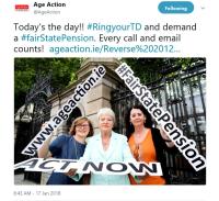 The coalition, which brings the union together with Age Action Ireland, Active Retirement Ireland, the National Women’s Council, the Irish Countrywomen’s Association and Siptu, has also sought an urgent meeting with social protection minister Regina Doherty.