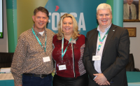 The union's new senior vice president Maura Cahalan, pictured here with fellow vice presidents Michael Smyth and Eugene Gargan.