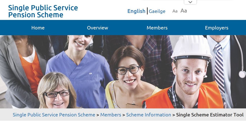 Most standard grades can use the tool if they are single pension scheme members.