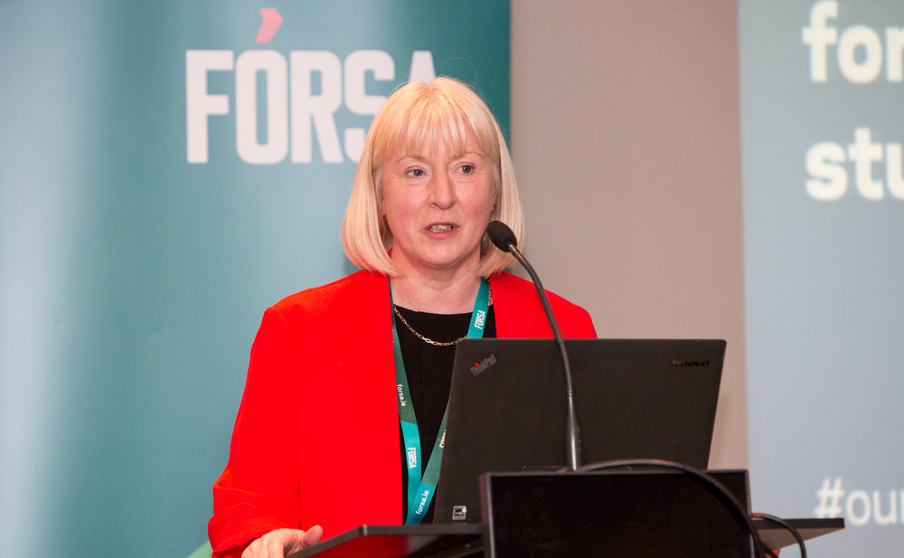 Speaking at last weeks conference Gina said a number of the union’s education branches had balloted for industrial action in the last 12 months, mostly because of unequal treatment of groups of education workers.