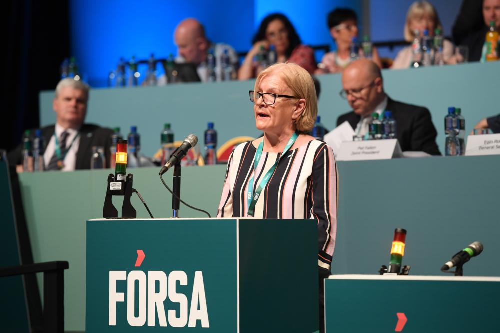 Head of division Angela Kirk said the division’s motions to conference reflect the wider concern among Fórsa members about pay movement and organisation