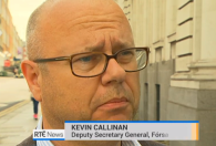 Fórsa deputy general secretary Kevin Callinan on RTÉ's six one yesterday evening calling on the government to provide job security for SNAs.