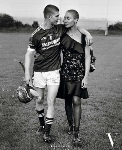 19 year old Irish model, Oisin Murphy features in the latest edition of Vogue Paris, sporting a full O'Neill's kit complete with hurl and helmet