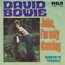 On this day in 1972: During sessions at Olympic Studios, London, England, David Bowie recorded 'John, I'm Only Dancing', with Mick Ronson on lead guitar and Lou Reed on rhythm guitar.