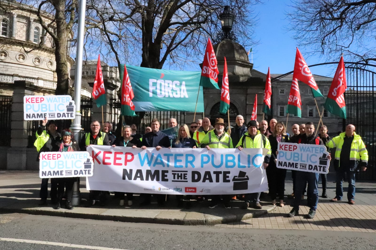 Fórsa national secretary Richy Carrothers said that a referendum would help protect Irish water services from any future attempt at privatisation by providing a constitutional guarantee of public ownership.