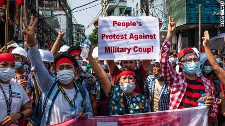 The current protests are the largest in Myanmar in over a decade.
