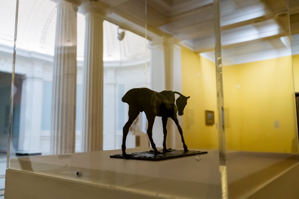 Edgar Degas' Thoroughbred Horse Walking' is a beautiful sculpture housed at Dublin's High Lane Gallery.