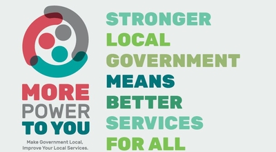 The More Power to You coalition is working to reclaim the role of local authorities and local democracy, and calls for the full implementation of a five-point action plan on local democracy, housing, waste, water and energy.