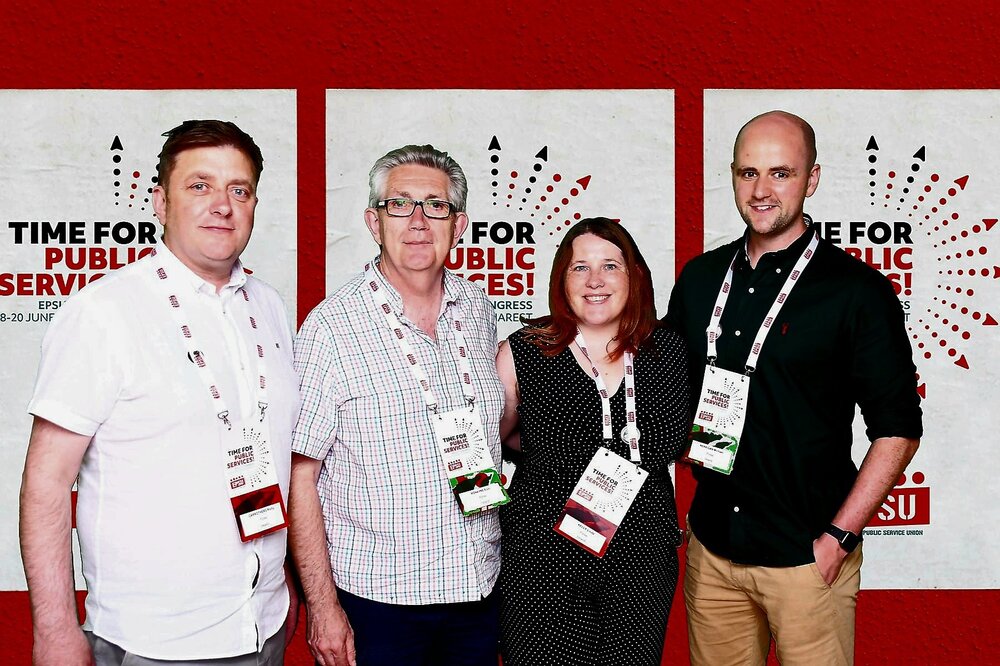  Fórsa delegation at the EPSU Congress 