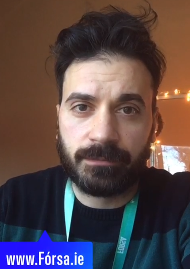 Fórsa member Neil Murphy, secretary of the union’s Galway branch, explains that Fórsa has invested in new infrastructure to improve communications with members.