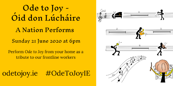 The event takes place on European Music Day, Sunday 21st June, and everyone is encouraged to perform on their doorstep or in a public space while maintaining safe physical distancing.