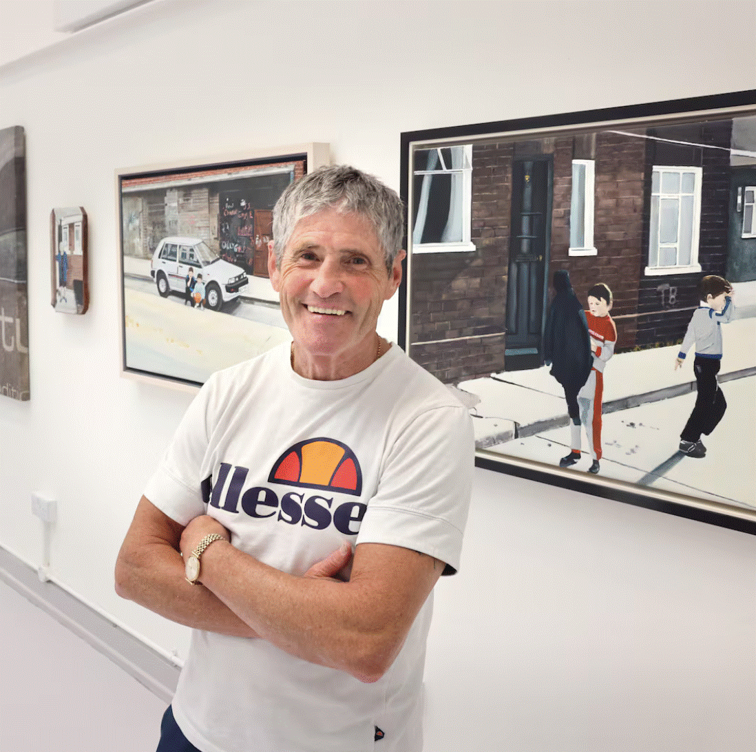 Dublin artist Pat Curran's paintings are on show at the Digital Hub as part of the the Liberties Festival until Sunday