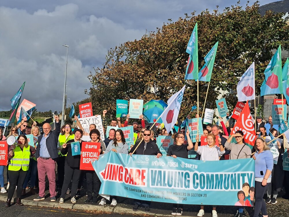 Fórsa national secretary Ashley Connolly said the fight for community and voluntary sector health staff will continue.