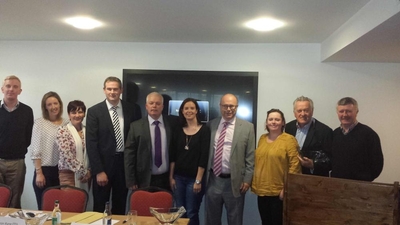 Pictured at the AGM from L to R Derek Nolan, Claudia Rattigan, Angela Gildea, Sean Kyne, Dave Sexton, Mary Dolan, Kevin Callinan, Eilise McGarrell, Mark Fielding, Martin Walsh Pictured at the AGM from L to R Derek Nolan, Claudia Rattigan, Angela Gildea, Sean Kyne, Dave Sexton, Mary Dolan, Kevin Callinan, Eilise McGarrell, Mark Fielding, Martin Walsh