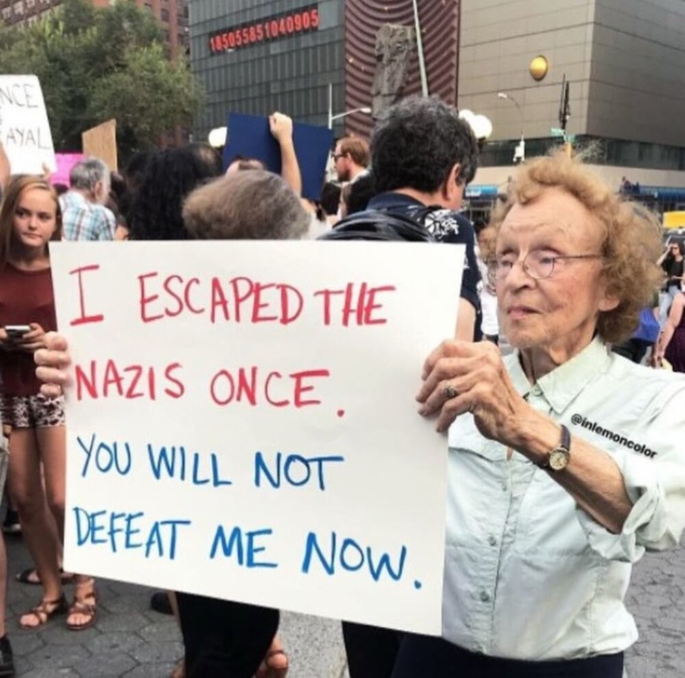 Photo credit: @risenresistnyc Visit riseandresist.org