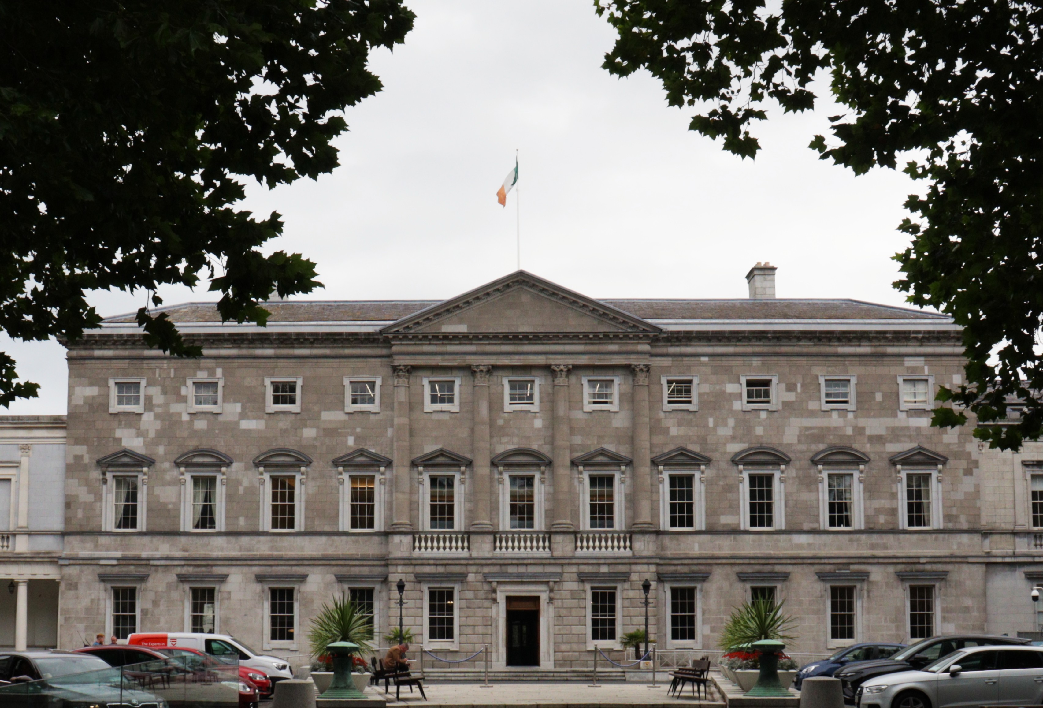 Source: Fórsa Leinster House from Kildare Street