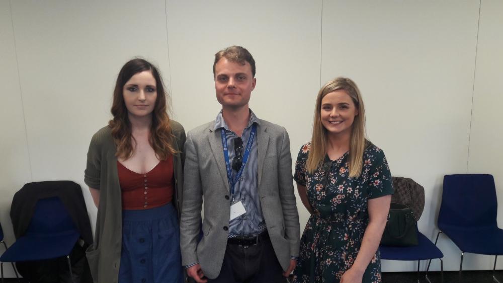 Yvette Kelly, Osal Kelly and Irene Tiernan who were recently elected officers to the youth committee. 