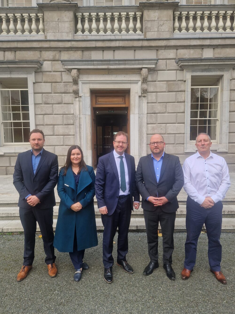 Fórsa, IALPA and ICTU representatives met with Minister James Lawless TD