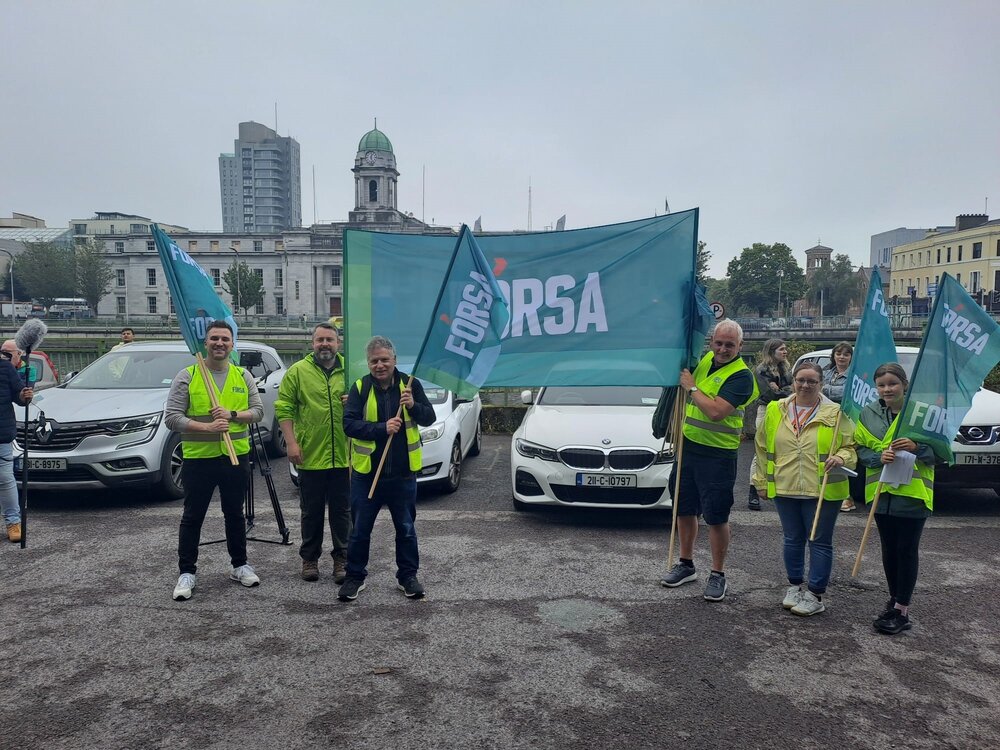 Fórsa’s Director of Campaigns, Kevin Donoghue said that there was a very strong turnout and thanked all Fórsa members who attended