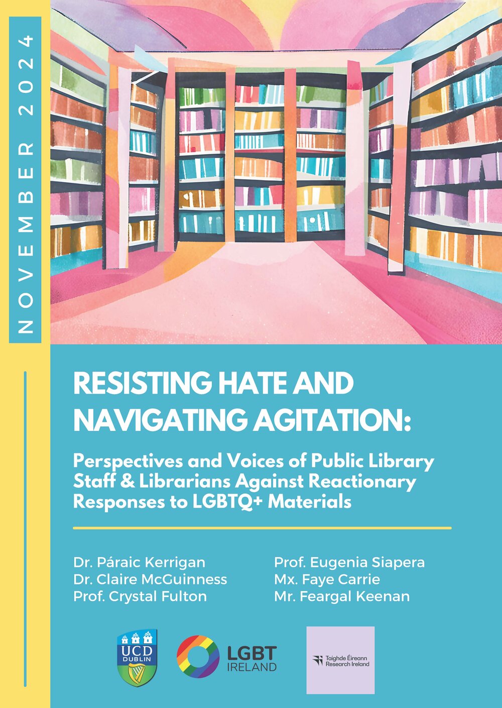 The report acknowledges the resilience and bravery of library workers.