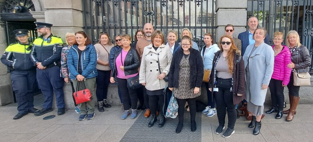 A delegation of Fórsa’s Garda Civilian members attended the Seanad on Wednesday (4th October) for the second stage debate on the Policing, Security and Community Safety Bill.