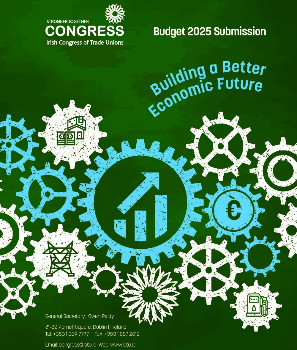 Congress general secretary Owen Reidy said the Budget is an opportunity to address the need “to develop a cohesive strategy to ensure consistent well-being gains over the next generation for everyone in Irish society.”