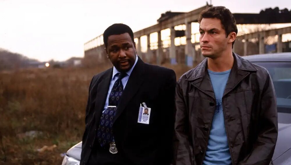 Dublin connections: Wendell Pierce (huge St Patrick's Athletic fan) and Trinity College graduate Dominic West in David Simon's 'The Wire'.